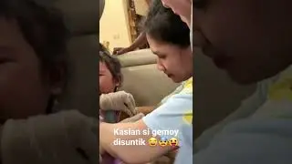 kasian aurel nangis disuntik 