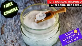 DIY Rice cream | Anti Aging-skin whitening | 7 days challenge-in kannada