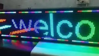 RGB 1×6 P10 LED DISPLAY OUTDOOR