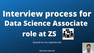 Interview process for Data Science Associate role at ZS