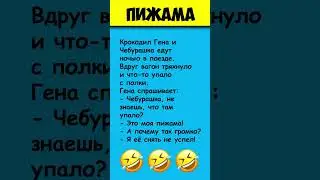ЧЕБУРАШКА И ПИЖАМА ► Анекдоты про Чебурашку 