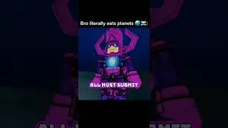 Galactus Full Power in Roblox (Marvel Superhero Brawl) 