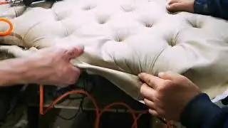 Каретная стяжка /как перетянуть мебель/ мягкая мебель 