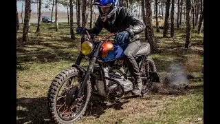 Scrambler  из Днепра  Часть 3   Детали и общий вид мотоцикла