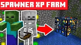 Skeleton/Zombie Spawner XP Farm Minecraft 1.21 - EASY DESIGN