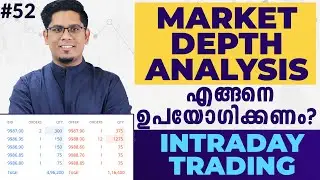 How to Use Market Depth for Intraday Trading? Learn Stock Market Trading Malayalam #52