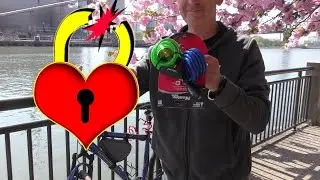 It takes seconds to cut my favorite bike lock