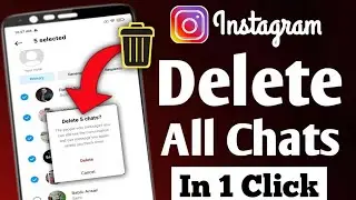 How To Delete All Chats On Instagram At Once (2024) | How To Delete Instagram Chats