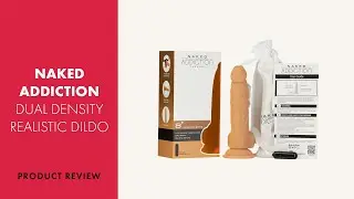 Naked Addiction Caramel 8 Inch Dual Density Dildo Review | PABO