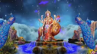 Devi Maa Light Animation Background | Sherawali Mata | Religious Background Full HD