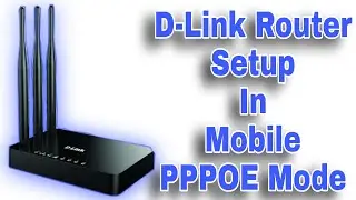 How To Setup Dlink WiFi Router | d'link dir 806in configuration | d link pppoe connection setup