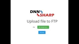 DNN Sharp - How to Upload files to FTP