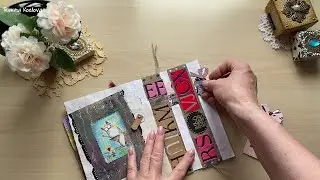 Летний блокнот №3 Скрапбукинг