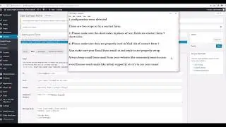 Contact form 7 Fix configuration Error in form