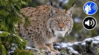 Cri du Lynx dans la Nuit - Lynx Sounds 🔊🌙🐈‍⬛