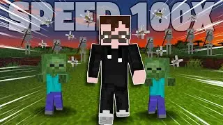 Minecraft, But every time I DIE it gets Faster!