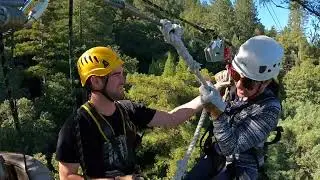 Timmy & Alison Visit Sonoma Zipline Adventures