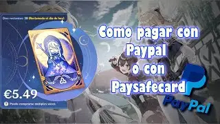 Como pagar GENSHIN IMPACT con PAYPAL y PAYSAFECARD | Genshin impact
