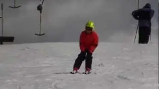 Сеня лыжи 6 лет