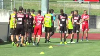 allenamento Napoli a Dimaro