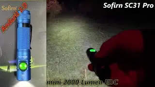Sofirn SC 31 Pro Anduril 2 EDC LED Taschenlampe 2000 Lumen
