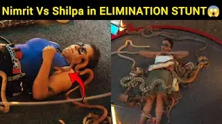 Khatron ke Khiladi me hua Elimination Stunt😰 | Nimrit Vs Shilpa in khatron ke Khiladi 14