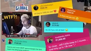 Scamming @SkRossi Valorant Pro with Superchats 😱