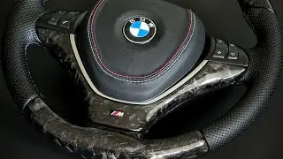 Руль bmw x5 e70 кованый карбон