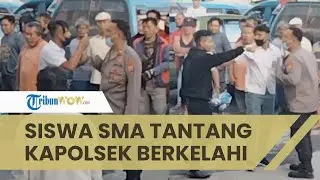 Viral Video Siswa SMA di Minahasa Nekat Tantang Kapolsek Berkelahi, Tunjuk Wajah dan Dorong Polisi
