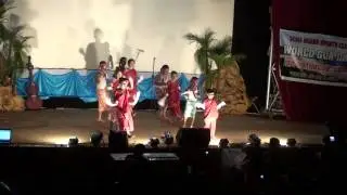 Children perform at Goa Day of Doha Goans Sport Club in Qatar at Doha municipality Hall