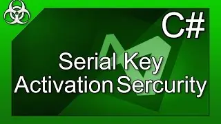 Serial key activation Security Tutorial C# in Visual Studio