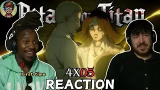 Eren is the bad guy!? FIRST TIME reacting to Attack on Titan | 4x05 | REACTION (Subtitles)