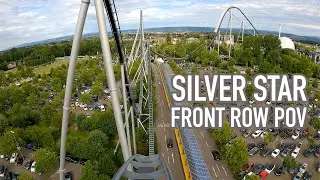 Silver Star Front Row POV Europa Park B&M Hyper Coaster