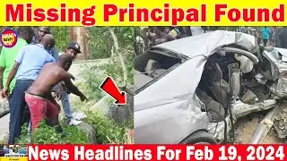 Missing Principal Found|St Elizabeth crash involving police service vehicle