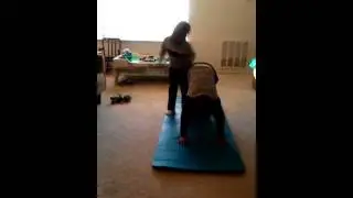 My kids attempting the 6-count burpee