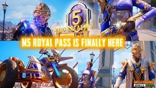 M5 ROYAL PASS REWARDS || 1 TO 50 RP ||  TIER REWARDS ( M5 ROYAL PASS ) BATTLEGROUNDS MOBILE INDIA