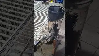 Ремонт замена пластикового бачка радиатора интеркулер Ман на алюминий