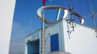 На крыше ВАЗовской высотке.