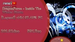 rena1🇻🇳. DragonForce - Inside the Winter Storm [Legend] +NM 97.49% FC