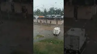 ливень спустя 2 месяца засухи