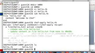 Chef Automation Tutorials 2   Configuration Management 1