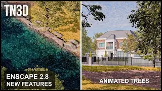 Whats new enscape 2.8 Features | Enscape for Sketchup Tutorial |