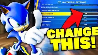 CHANGE THIS NOW In Sonic Racing CrossWorlds Best Settings
