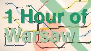 One Hour of MINI METRO: Warsaw [Colorblind Friendly]