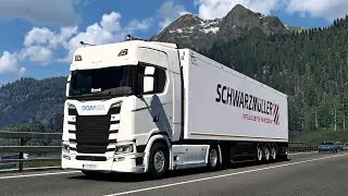 ETS2 1.50 - Scenic drive through Alps