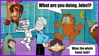Drawfee draw Donkey Kong and John Arbuckle in UNFORGIVEABLE ways