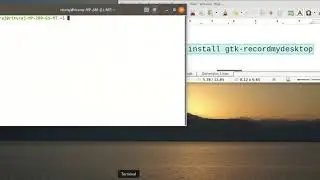 Install RecordMyDesktop, record your desktop 