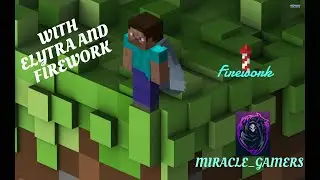 Minecraft Tutorial: Working of Elytra and Fireworks // Minecraft // 🔴 A road to 1000 subs //