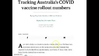 Tracking Australia's BS-19 "V" Rollout Numbers