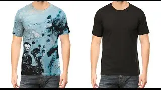 How to change T-shirt and its color in Adobe Photoshop